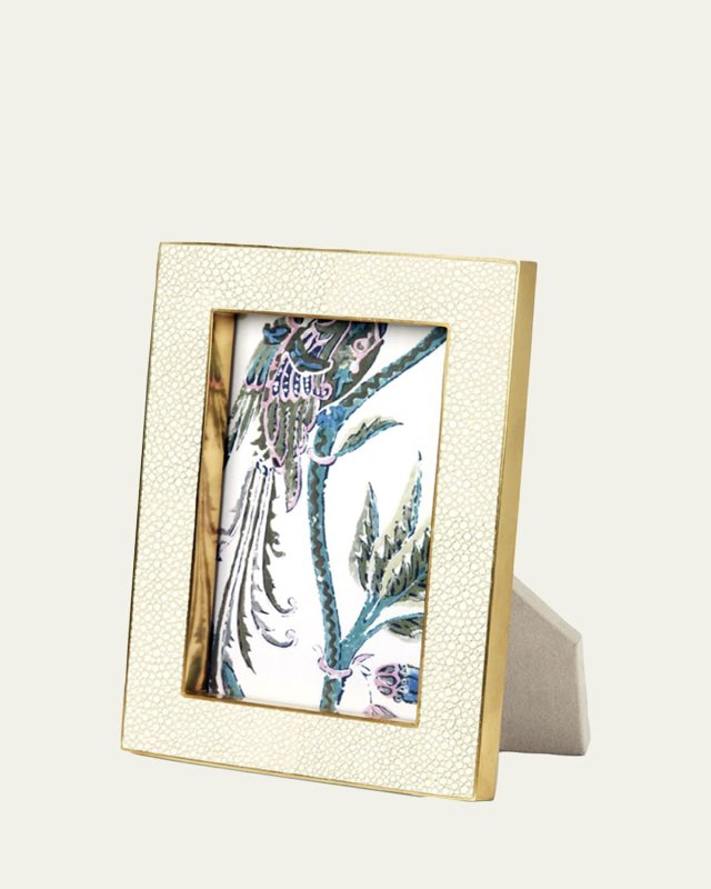 Classic Faux Shagreen 5" x 7" Picture Frame